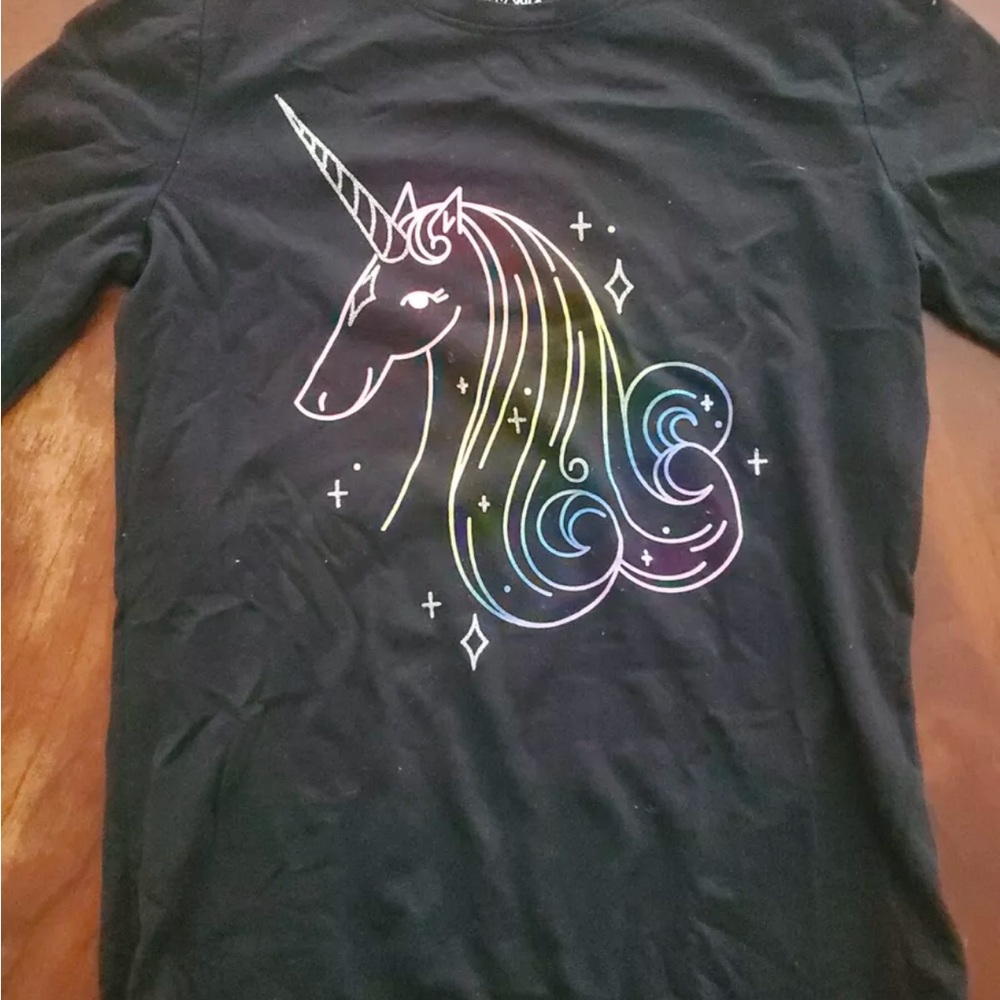 Girls unicorn long sleeve shirt